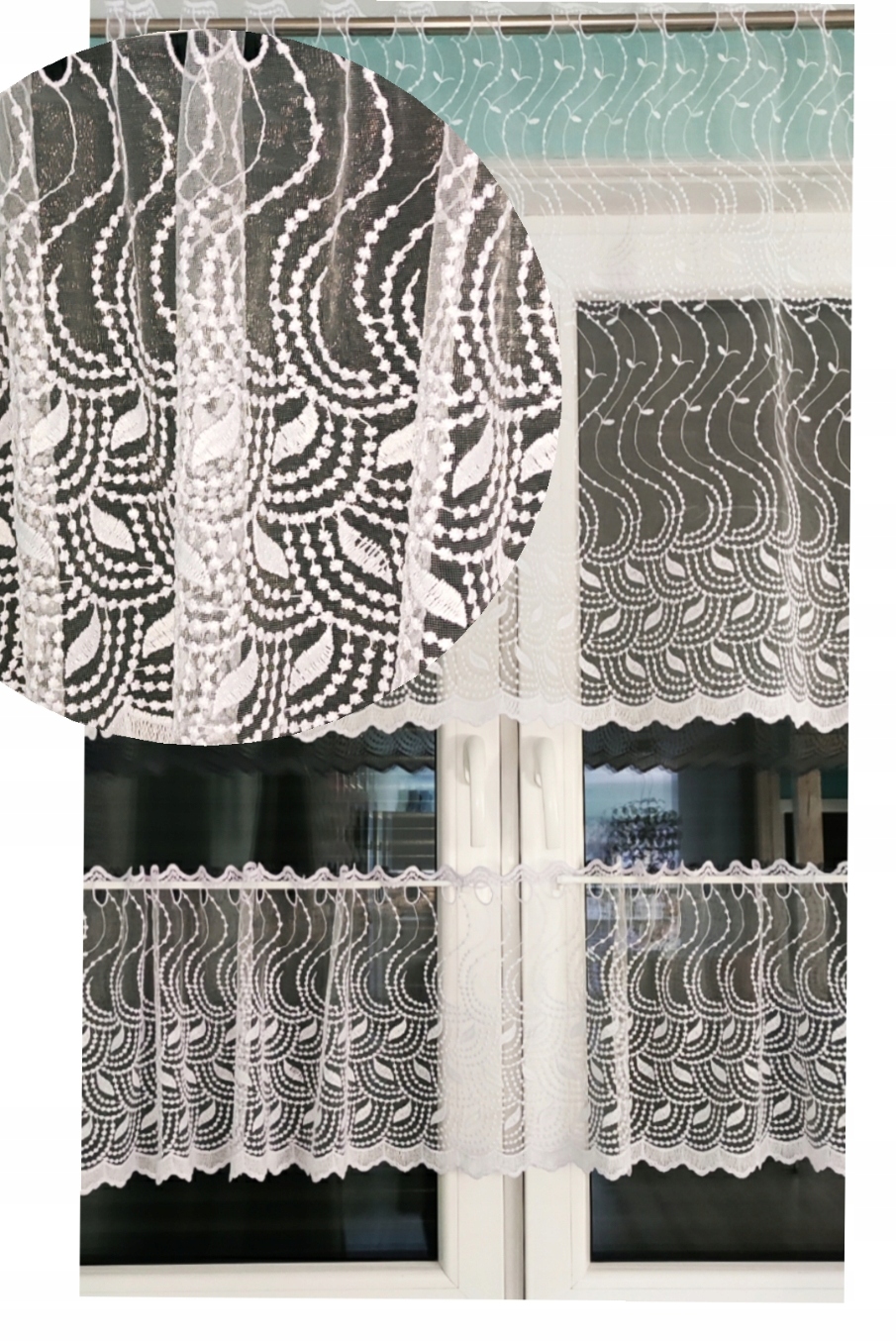 

Zazdroska Kuchenna Liść Gipiura Biała 120cm Piękna