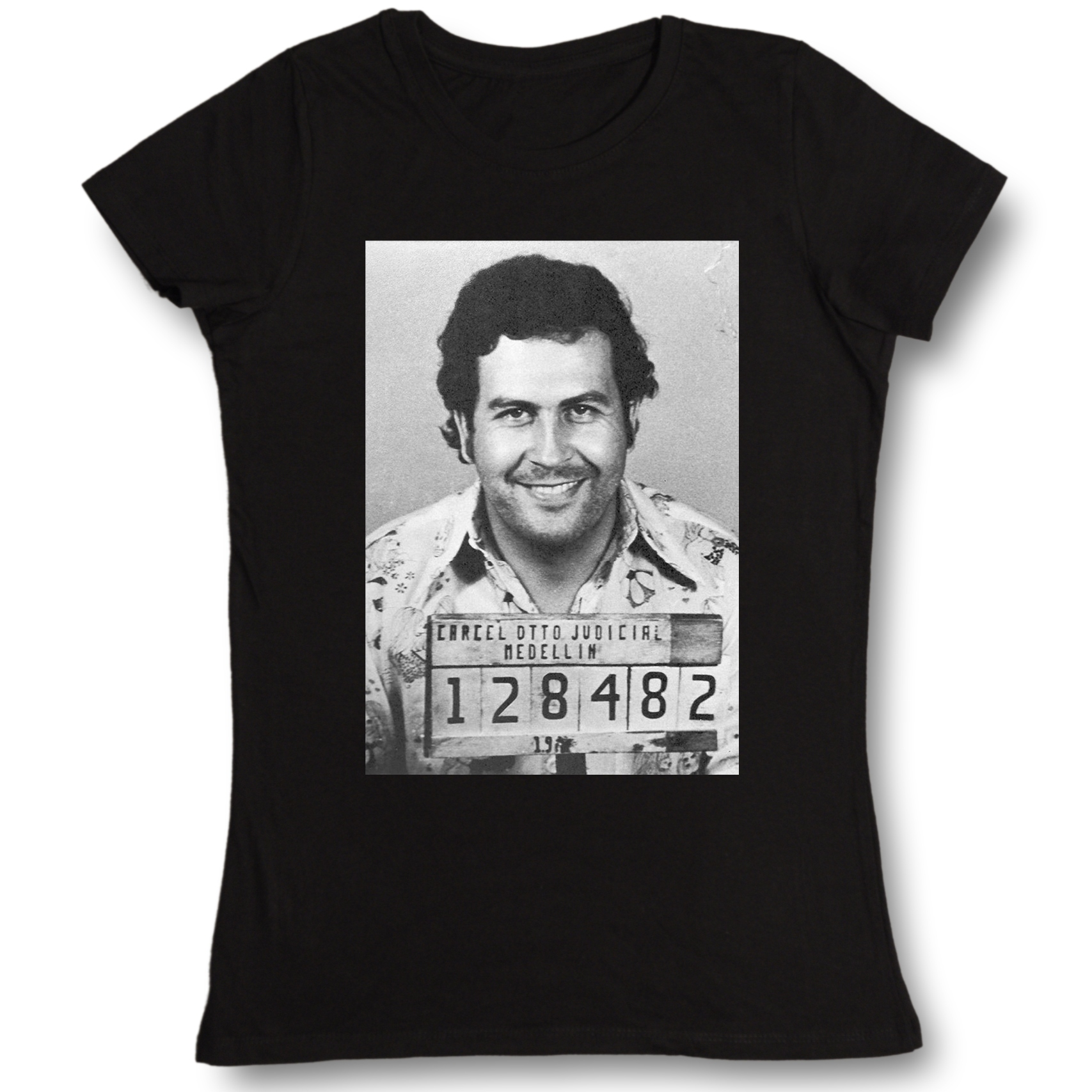 

Koszulka damska Narcos Pablo Mugshot Escobar M
