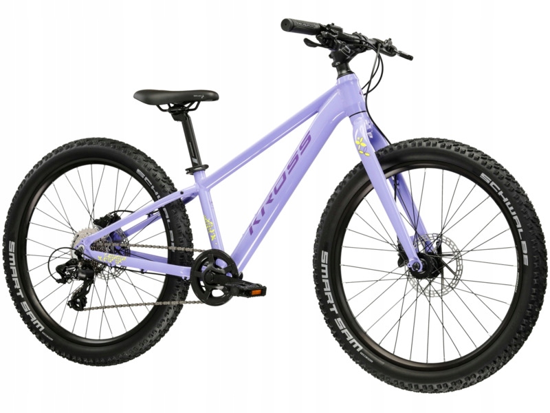 Rower młodziezowy Kross Xprt Jr 24 cale dla dziewczynki Fioletowy