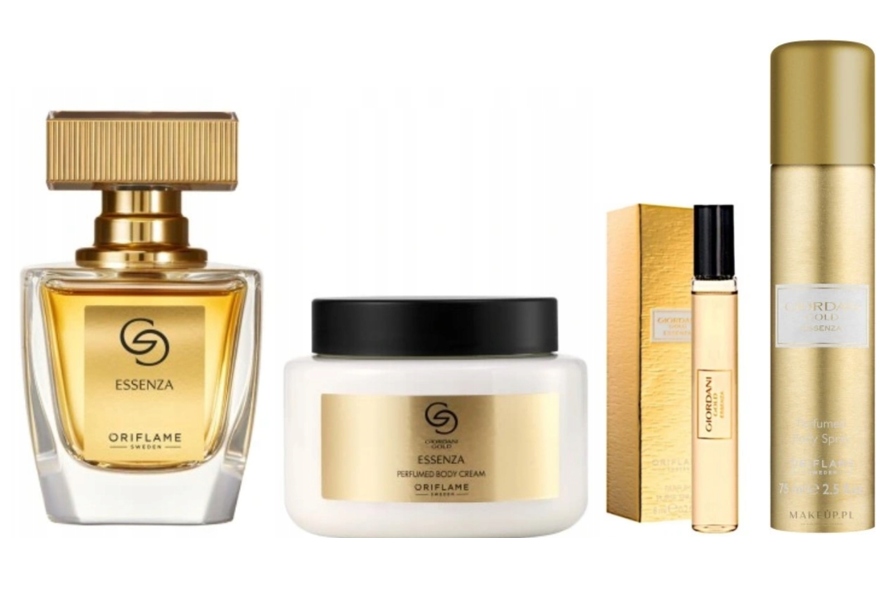 Oriflame Set Giordani Gold Essenza parfém tělový krém parfém deo