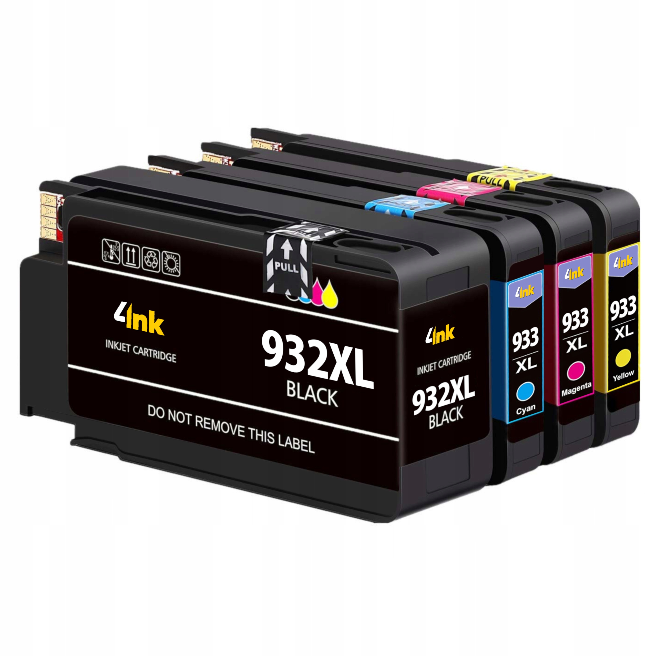 

4x Tusz 932 XL Do Hp Officejet 7110 7610 7612 7510