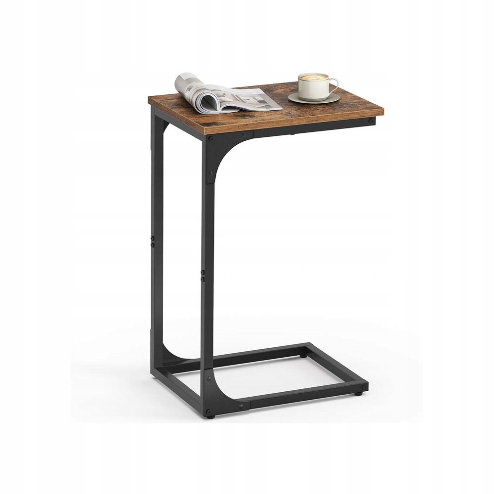 Pomocný stolek 40 x 30 x 62 cm, industriální boční stolek Vasagle