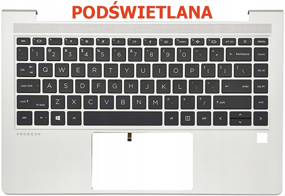 Nowy Palmrest Obudowa Klawiatura Hp ProBook 440 G9 Hp ProBook 445 G9