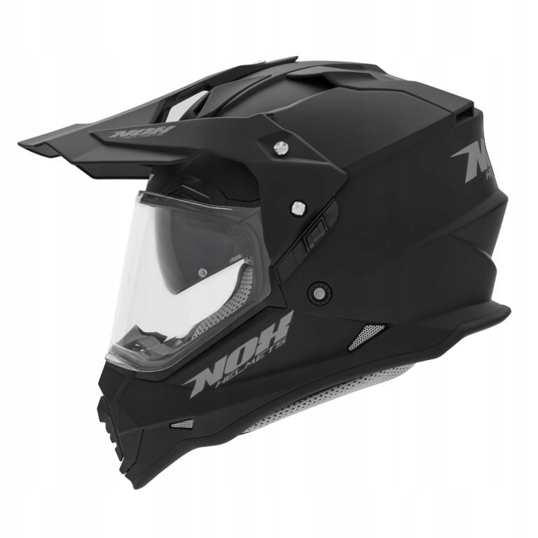Nox Offroad Trailová Prilba Duosport N312 Robustná S Rýchlou A Blendou Čierna Matná M