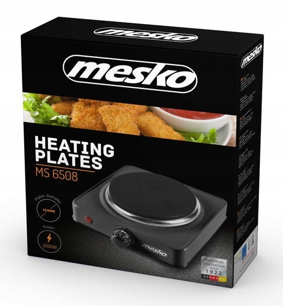 KUCHENKA ELEKTRYCZNA JEDNOPALNIKOWA PRZENOŚNA Szerokość produktu 24 cm