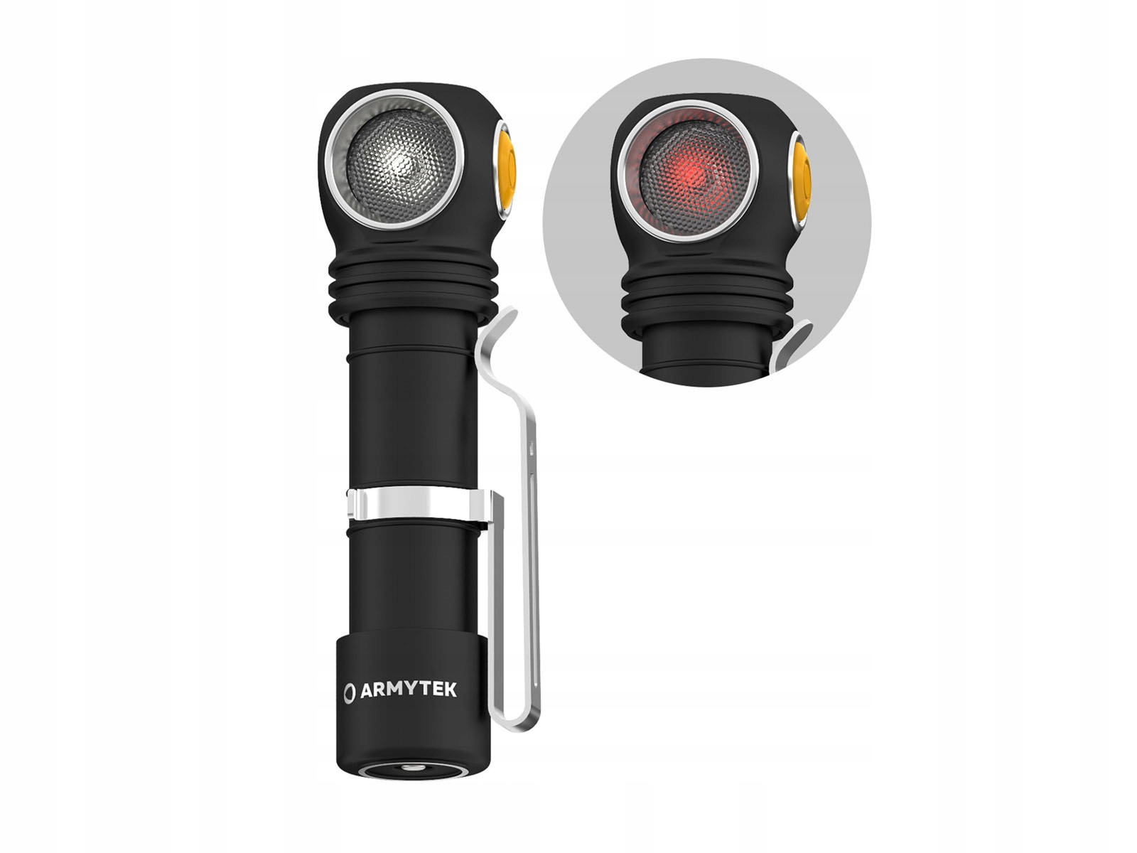 Svítilna Armytek Wizard C2 Wr Magnet Usb Bílá & Červená čelovka
