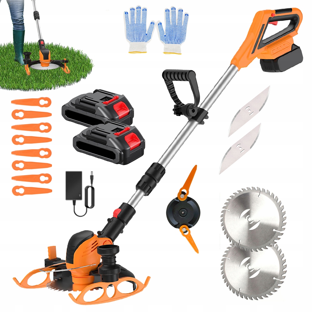 3000 Mah Ruční Akumulátorová Sekačka S Nastavitelnou Hlavou A Rukojetí