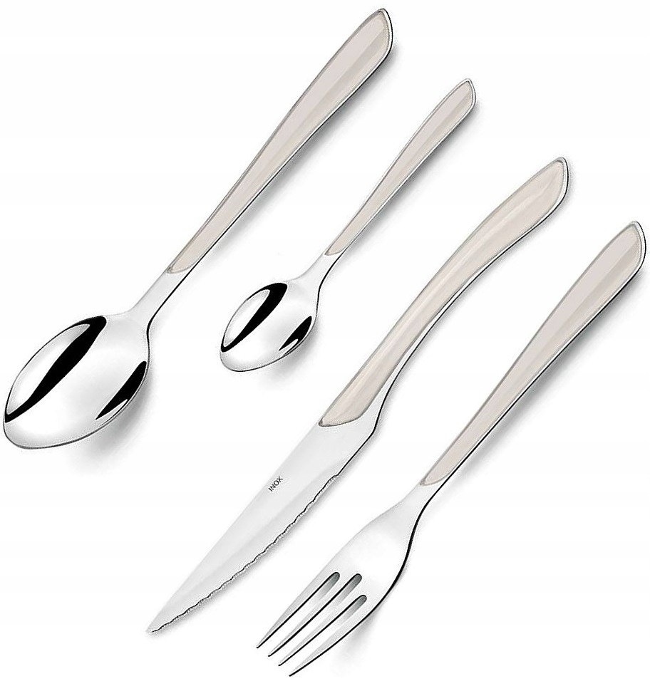 AMEFA 48 KOLOROWE NOWOCZESNE MODERN SZTUĆCE ECLAT KOMPLET OBIADOWE 12 OSÓB Liczba osób 12