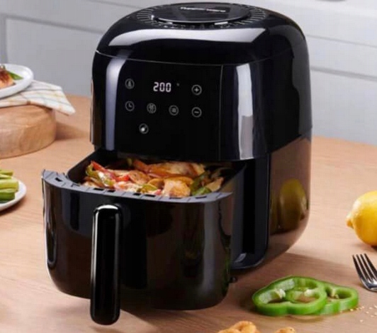 Tupperware Air Fryer čierny kôš