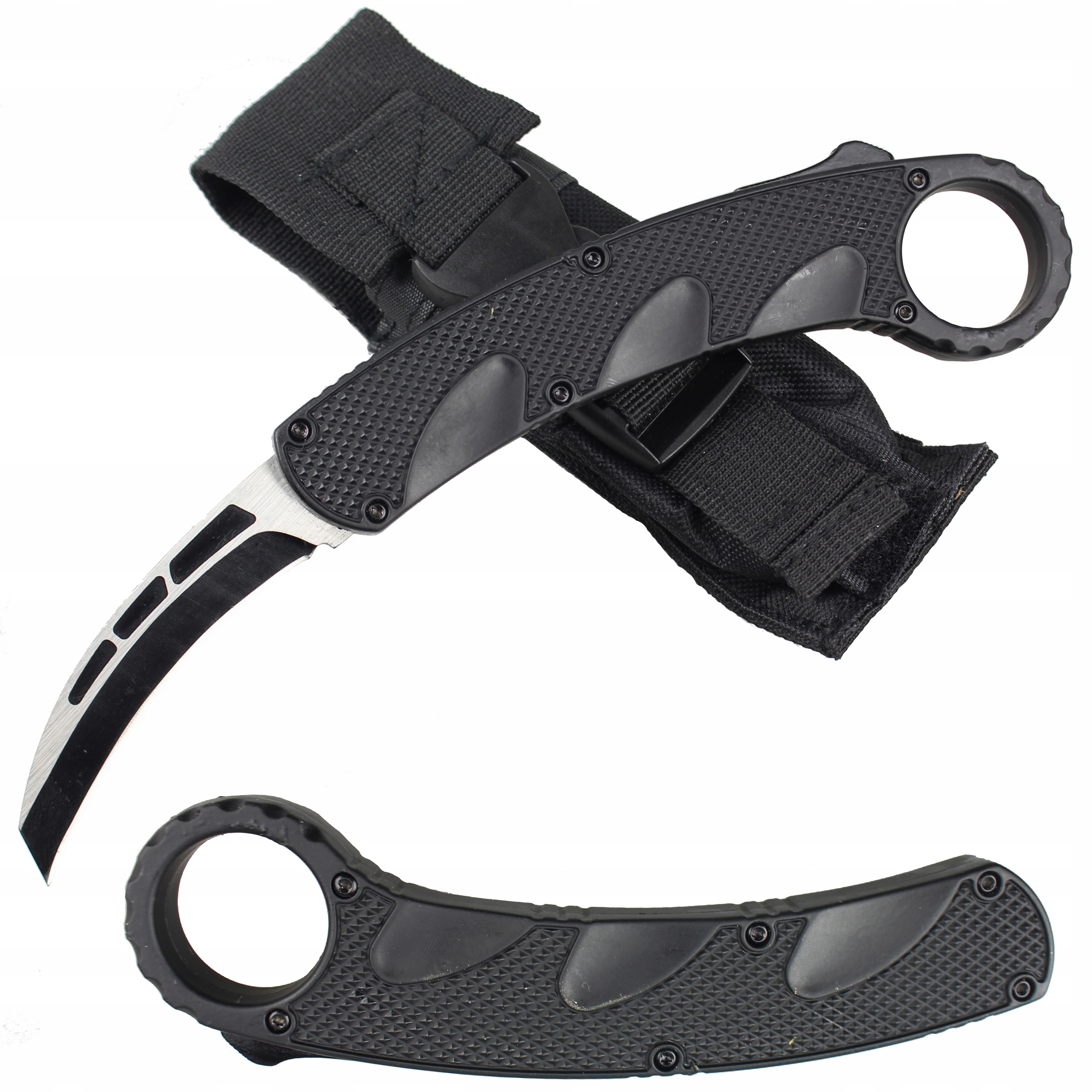 Nůž Pružinový, výsuvný z přední strany Otf Karambit F80