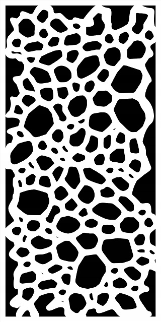 Malířská šablona na omítky 92 cm Architektonický beton Omítka