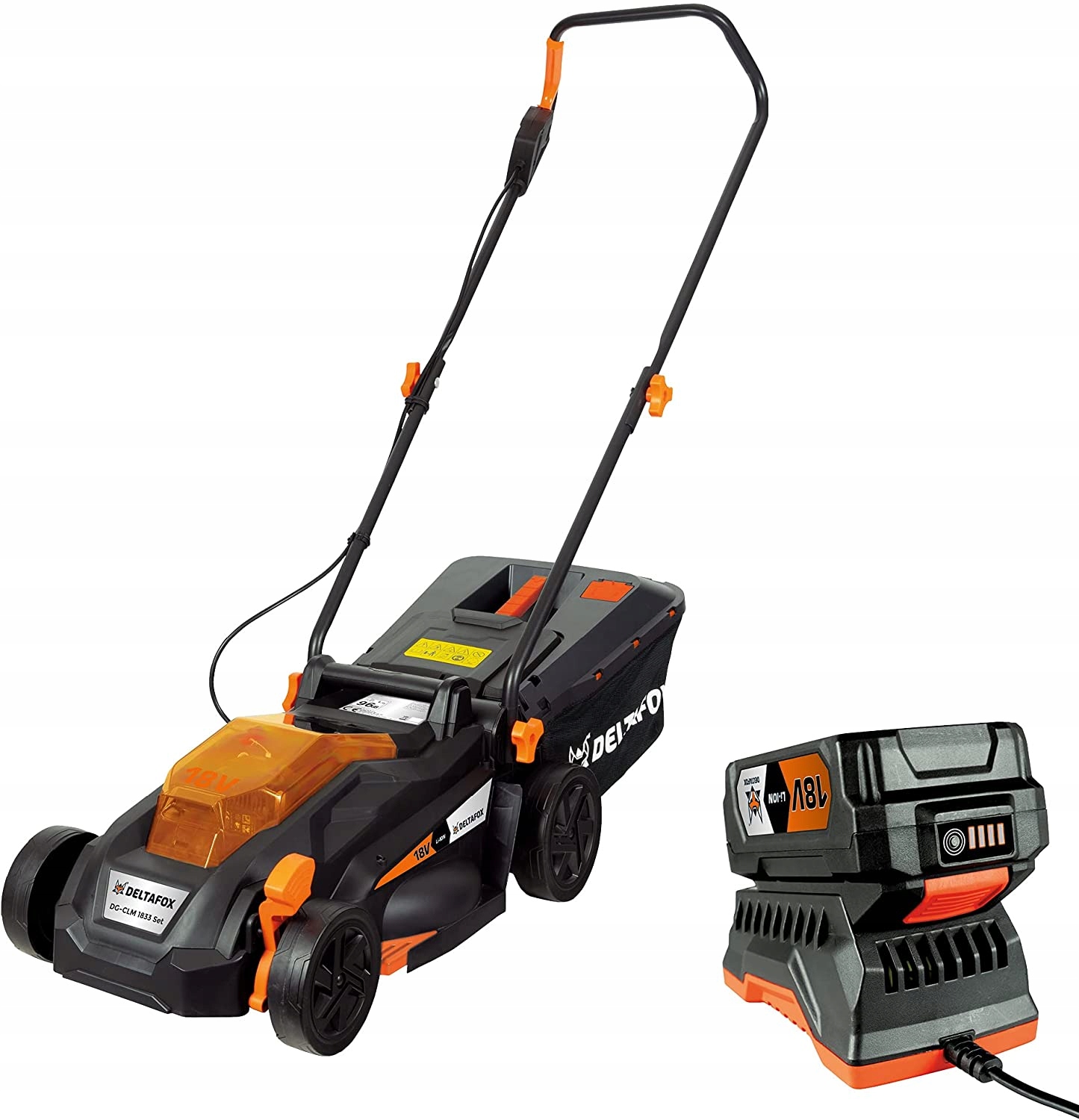 

-% Kosiarka akumulatorowa Delta Fox 4Ah Li-on 33cm