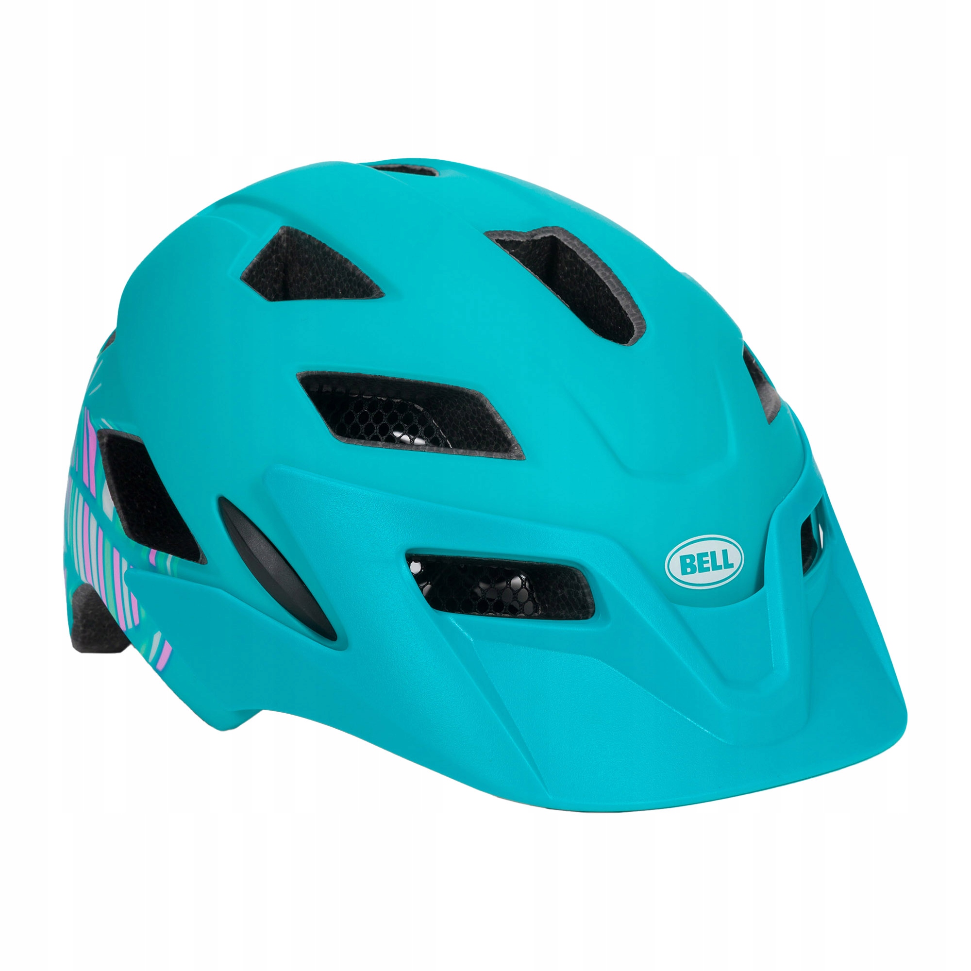 Kask rowerowy dziecięcy Bell niebieski 47-54 cm