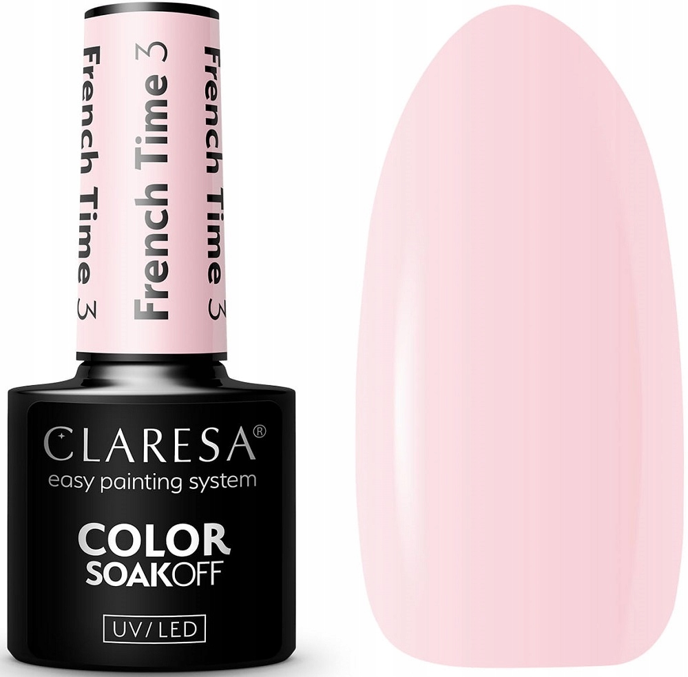 

Claresa Lakier Hybrydowy French Time 3 Puder Róż