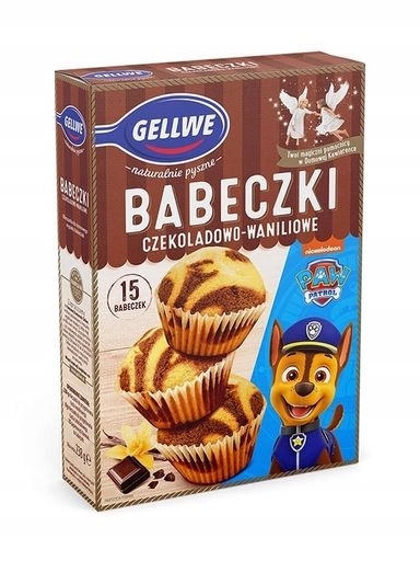 Levně 5 x Gellwe Čokoládovo-vanilková směs na pečení 238 g