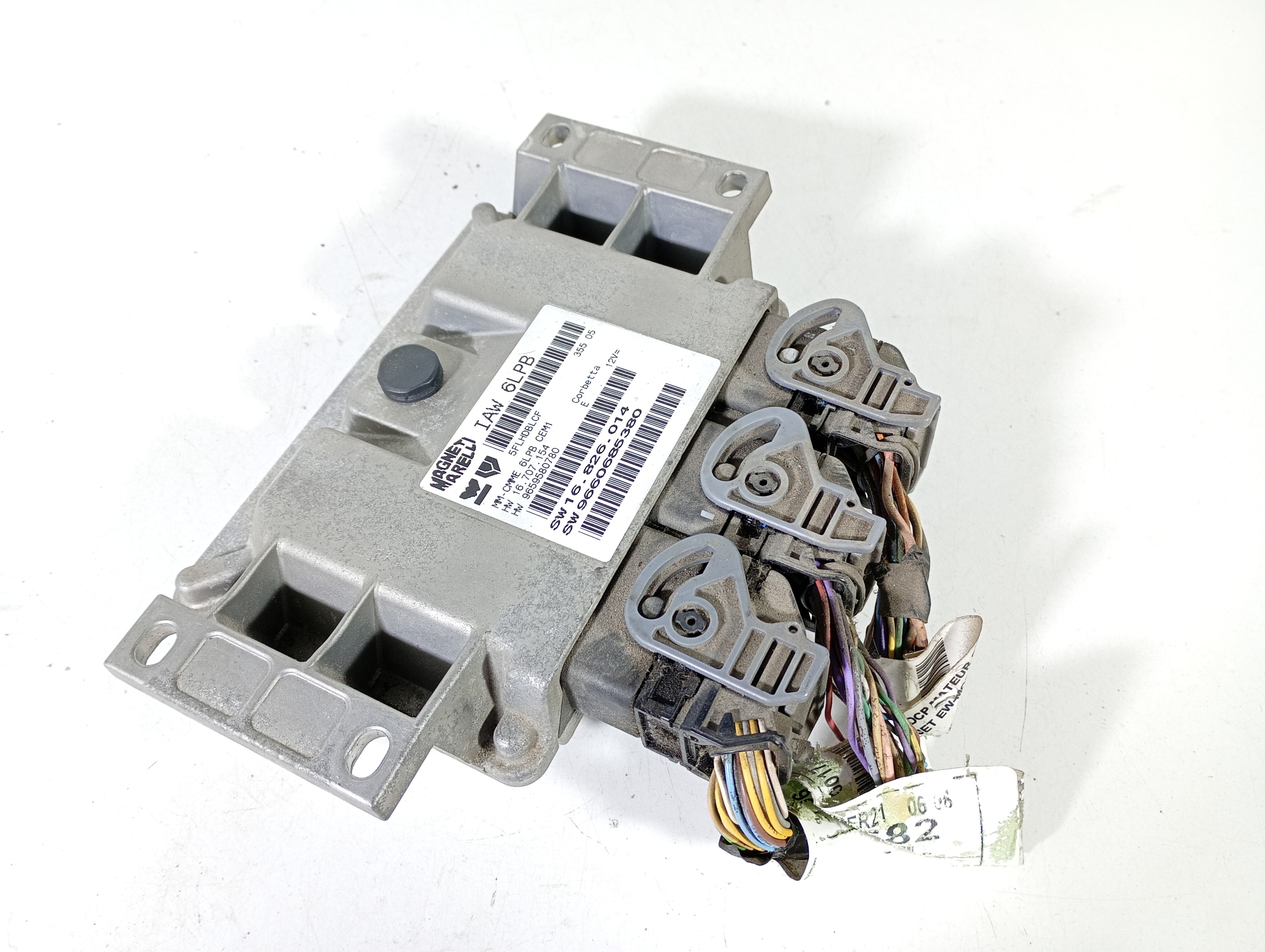 PEUGEOT 407 04-11 computer control unit of the engine OE 9660685380