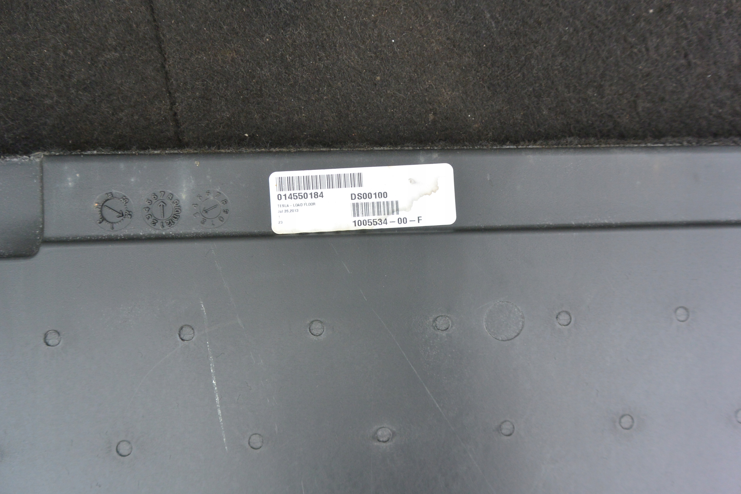 mats floor boot TESLA MODEL S 12-16