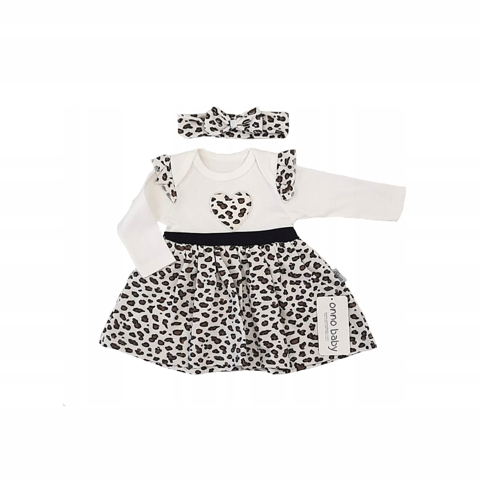 

!!mega Hit!! Sukienka niemowlęca panterka 6-9 M