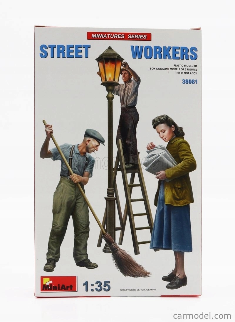 Miniart Figures Street Workers 1:35