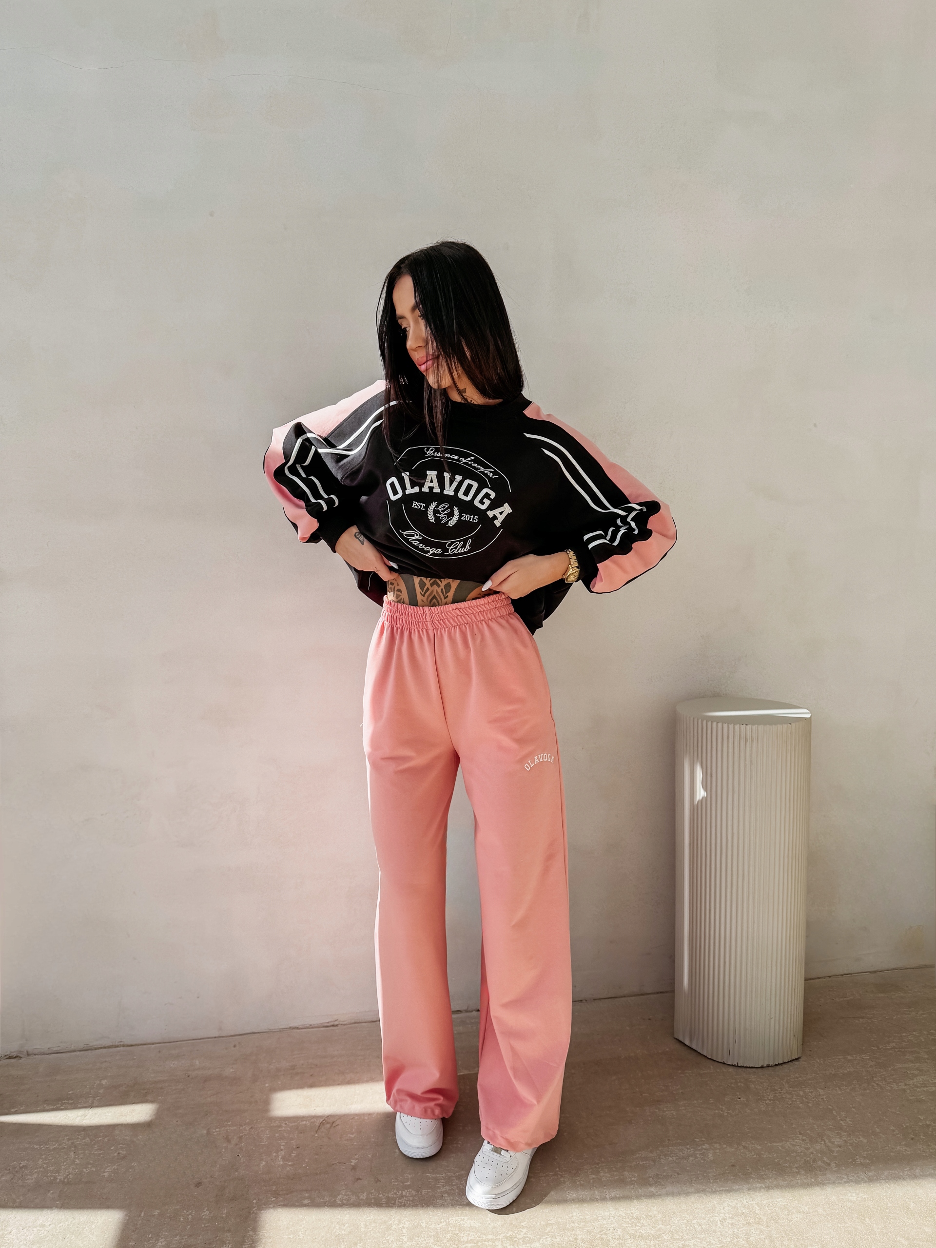 Dámské Kalhoty Evara Olavoga Korálová M