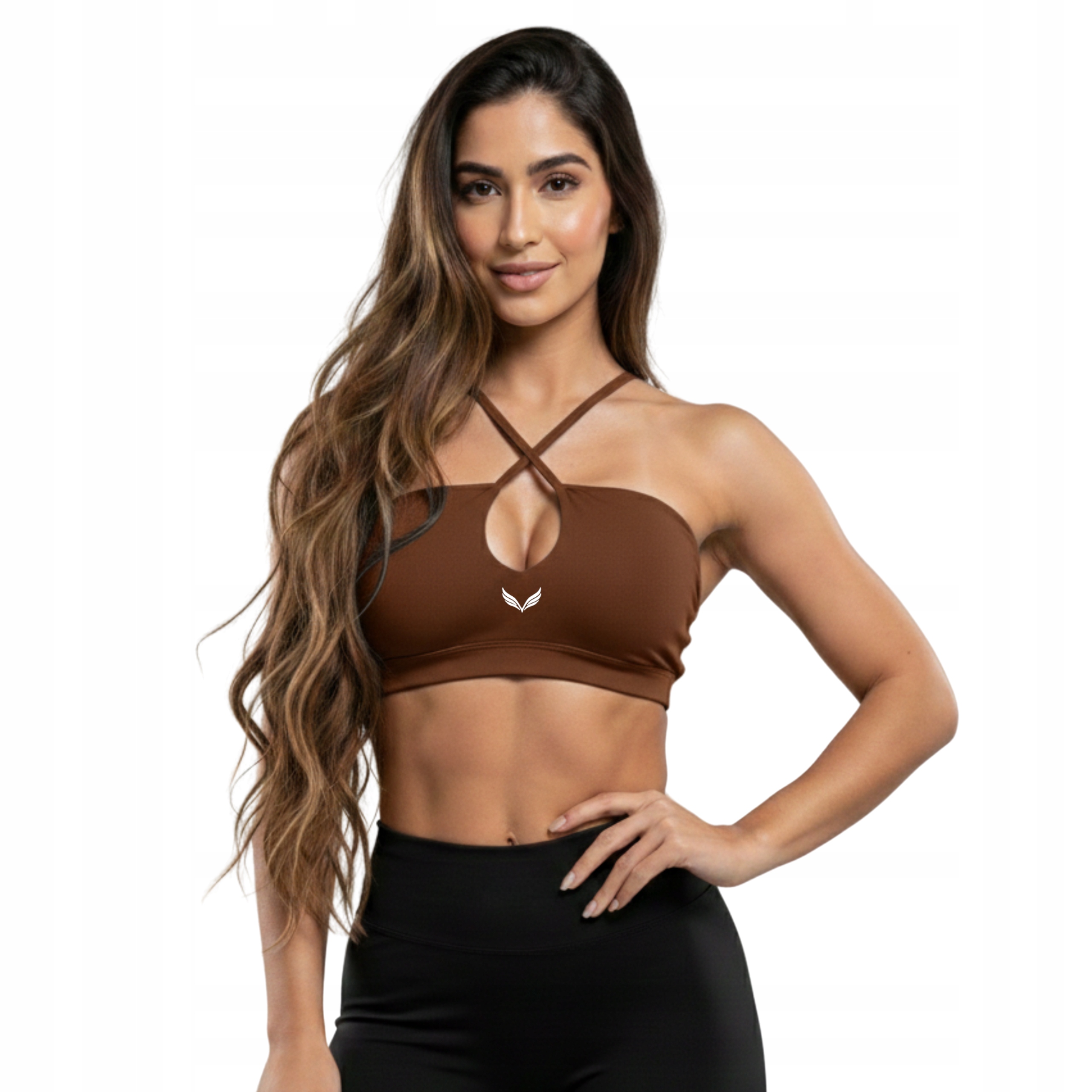 Vivora Femmeshape Stanik Sportowy Z Regulowanymi Ramiączkami Brąz M