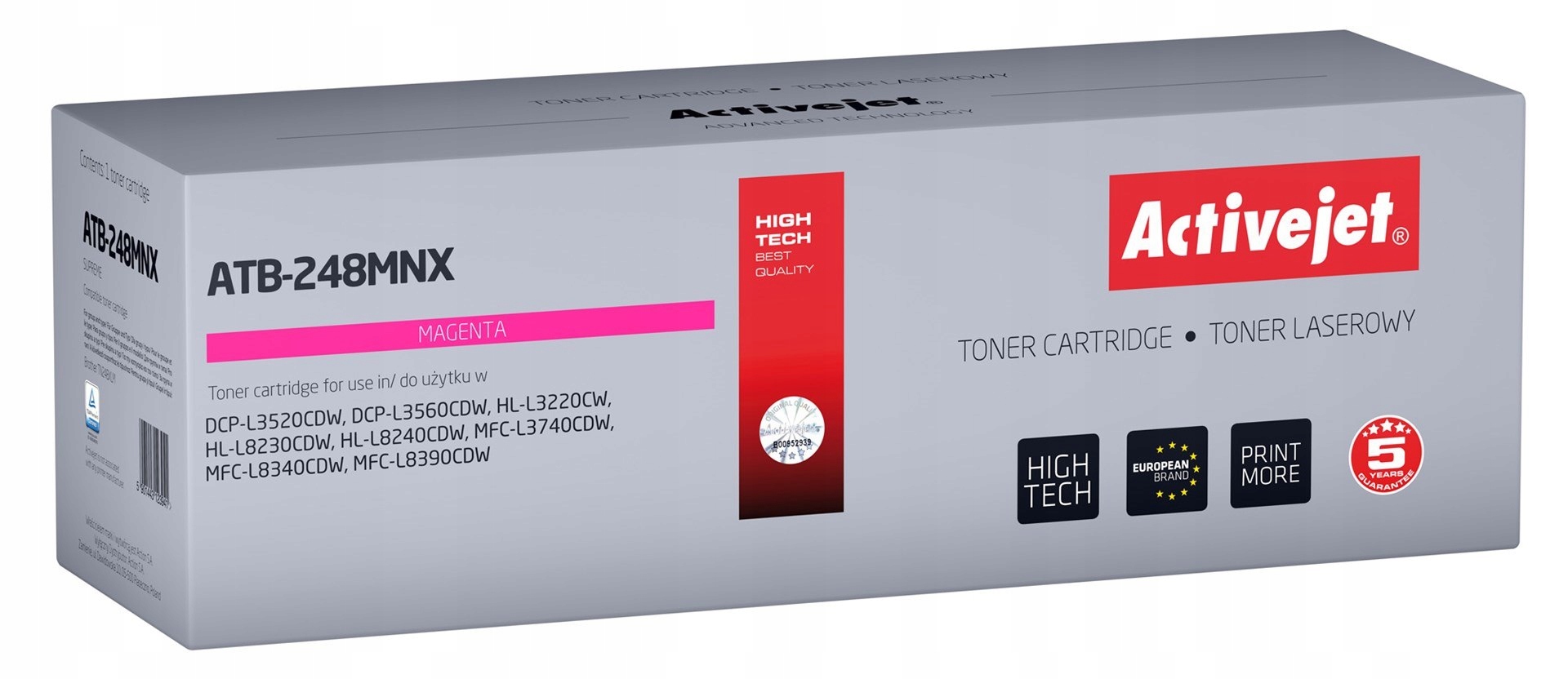Activejet ATB-248MNX Toner (zamiennik Brother TN248XLM; Supreme; 2300 stron
