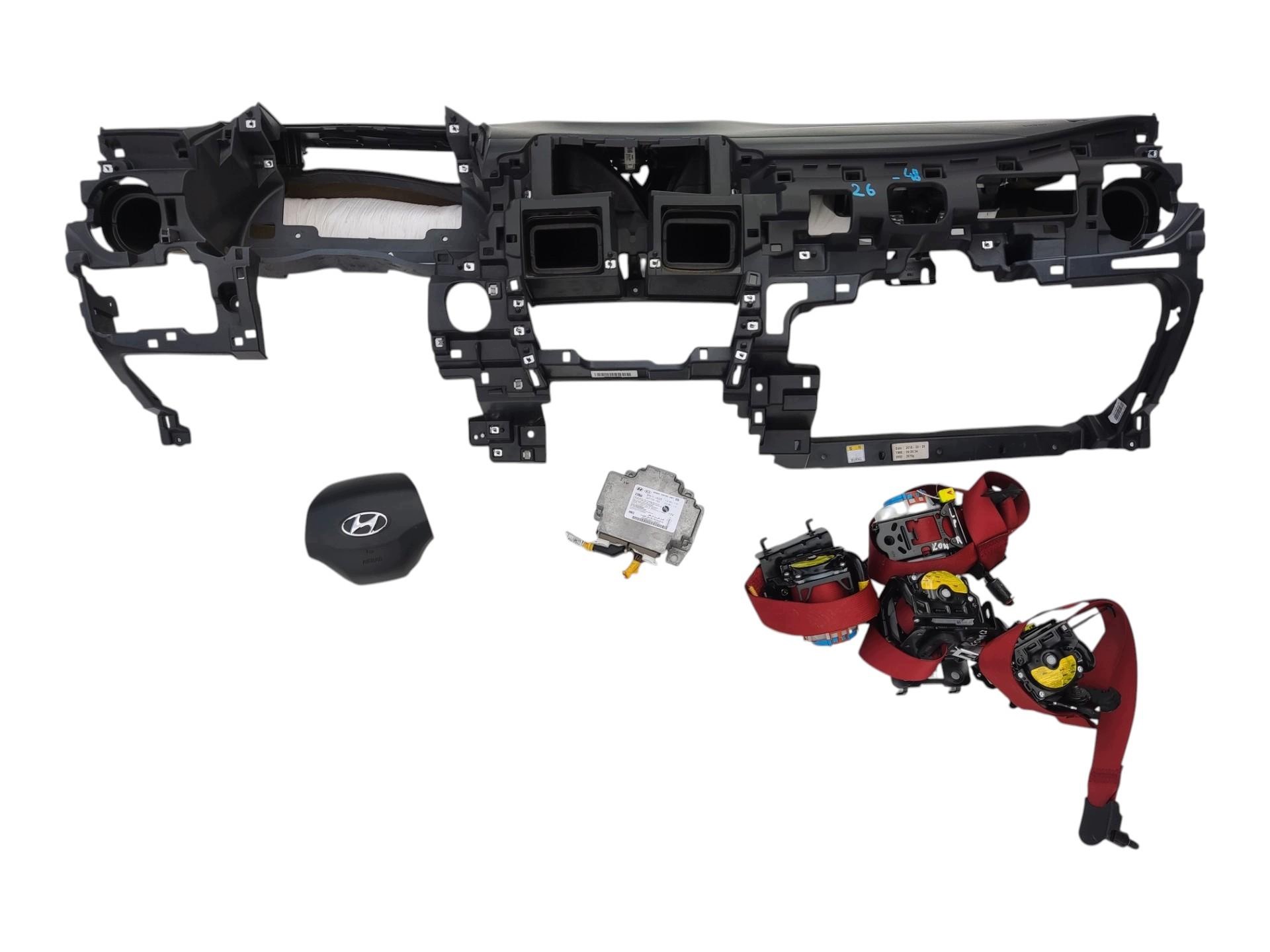 dashboard console airbag airbag tension belts SENSOR HYUNDAI KONA and 2017-2020