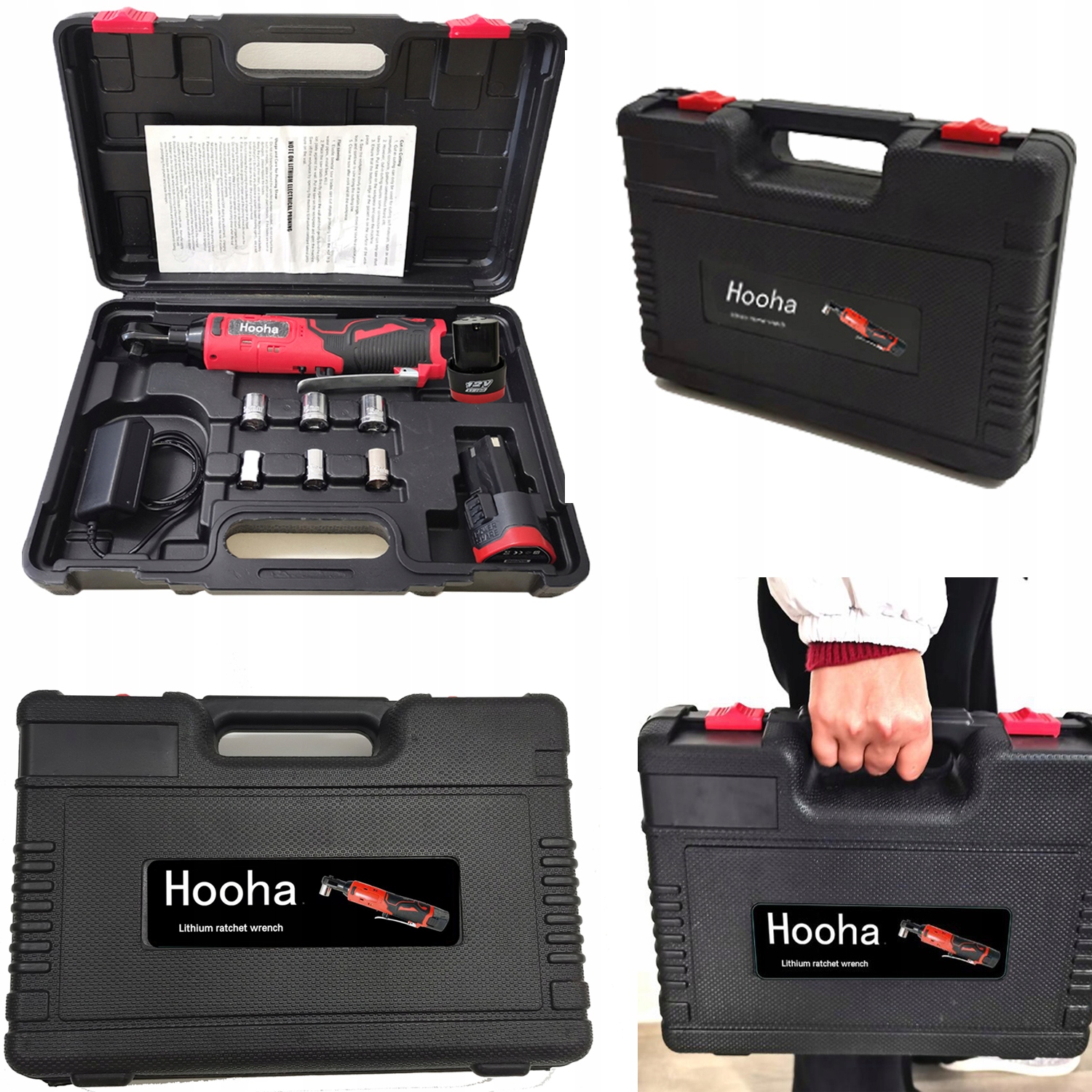 65Nm GRZECHOTKA UDAROWA BEZSZCZOTKOWA DO KÓŁ KLUCZ+2 AKUMULATOR + NASADKI Pojemność akumulatora 2 Ah