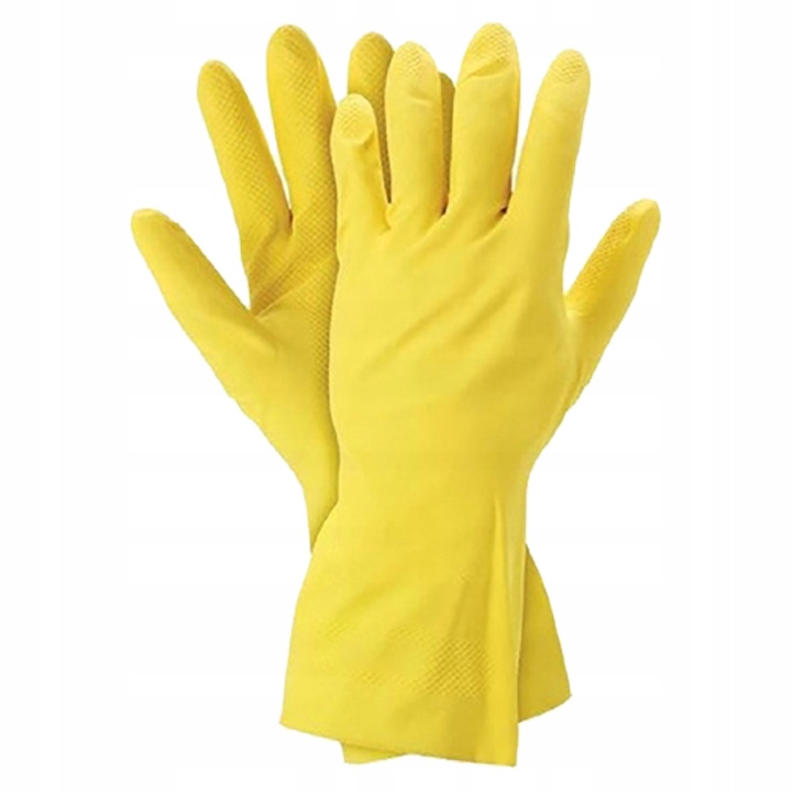 MOCNE Rękawice robocze GUMOWE OCHRONNE Rękawiczki gospodarcze roz L Kod producenta 8593379300229