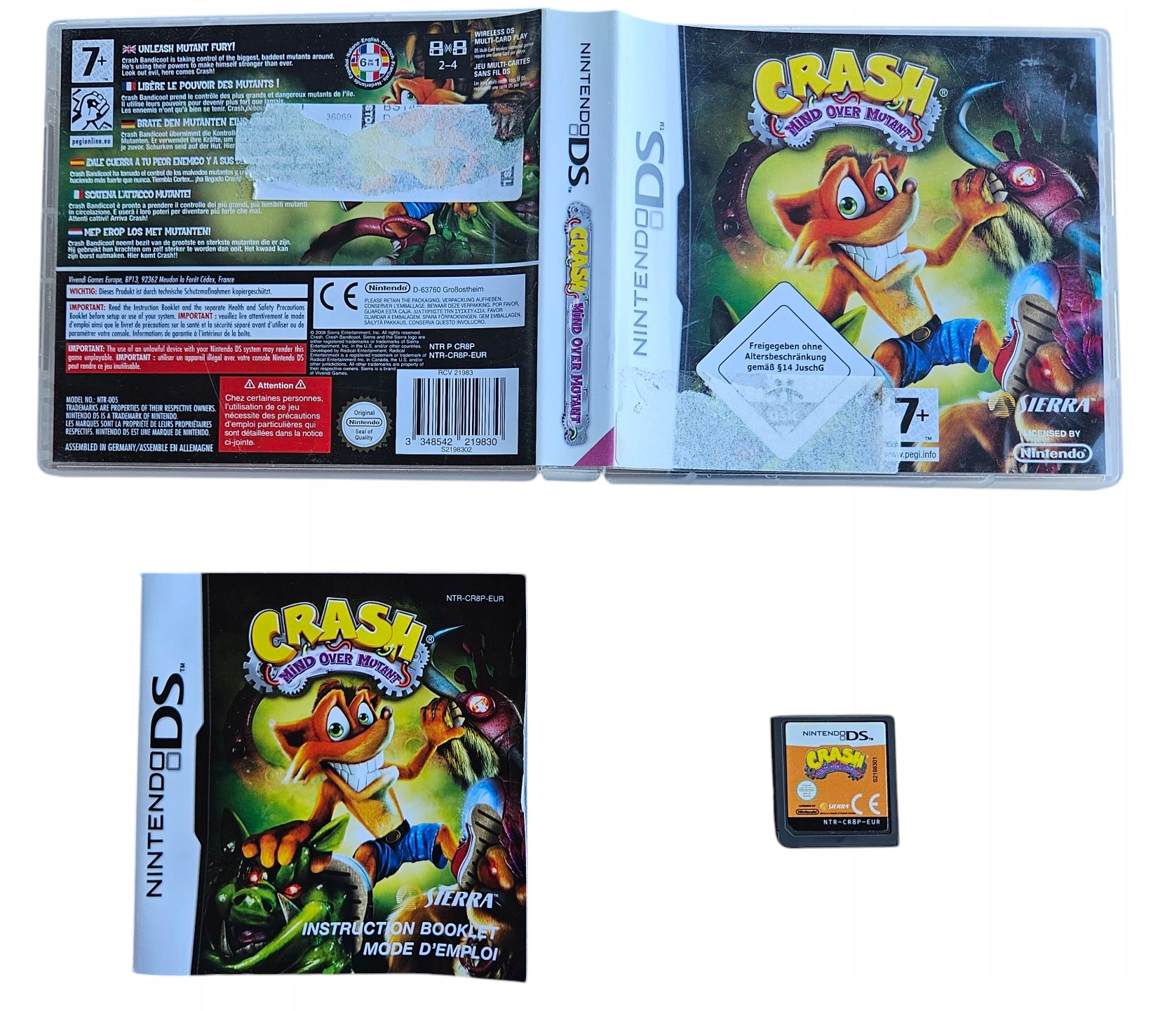 Crash Bandicoot: Mind over Mutant Nintendo DS pudełkowa Stan