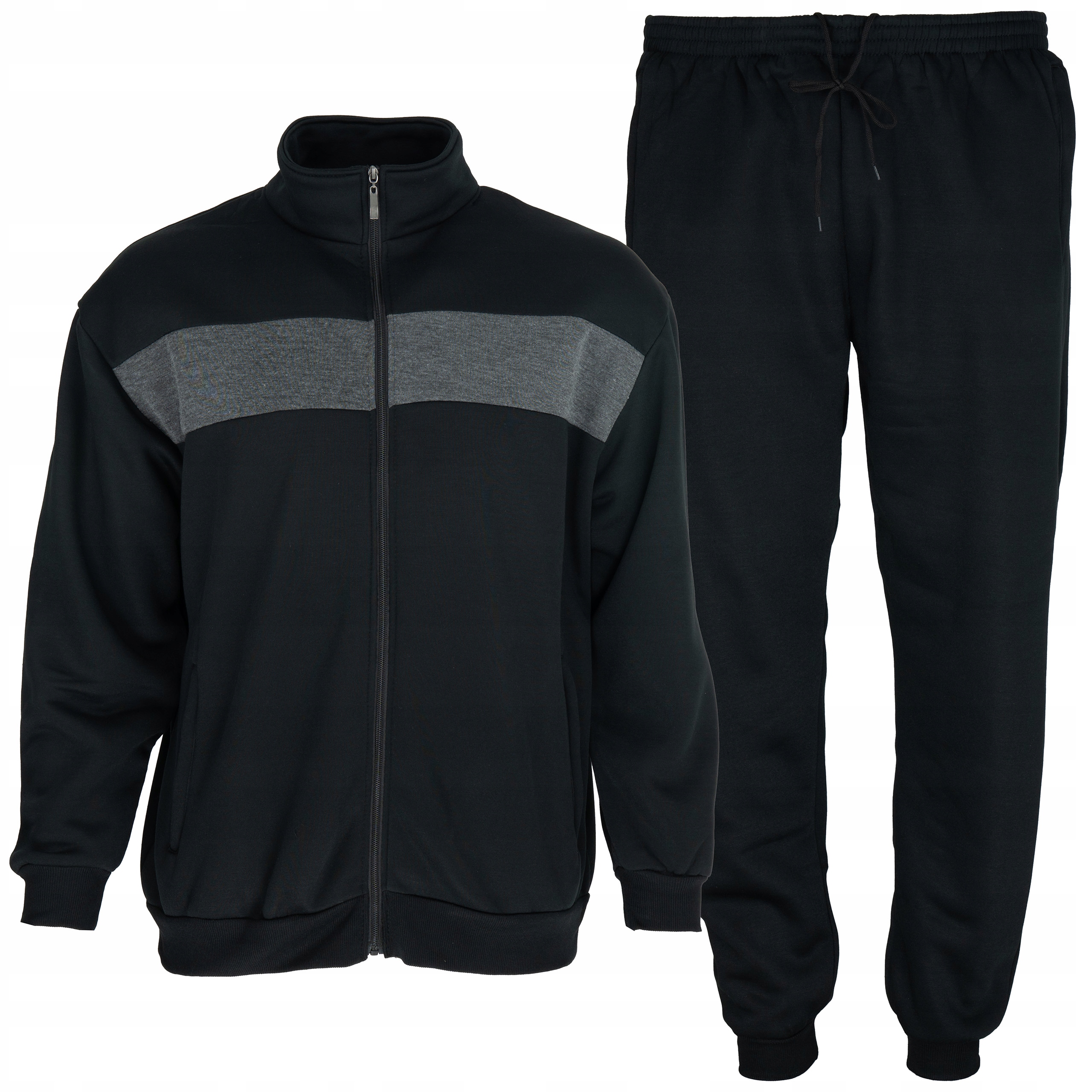 Dres męski ocieplony komplet dresy męskie Spodnie Bluza ciepły 6XL 7XL