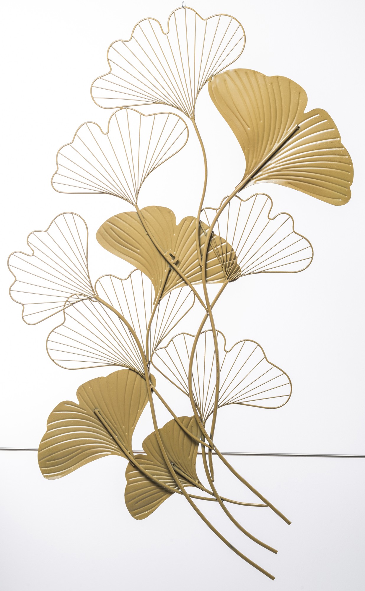 DEKORACJA ŚCIENNA METALOWA KWIATY ZŁOTA Marka Domczasu