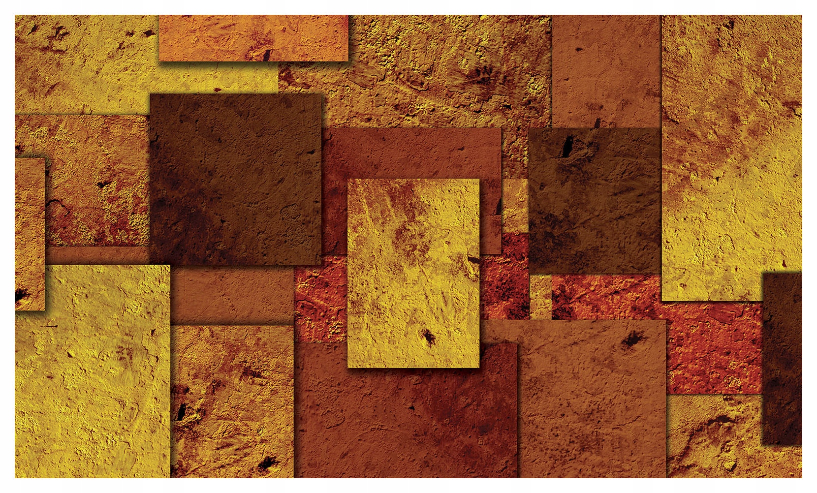 Fototapeta Geometrická abstrakce obdélníky kámen písek 300x210 lepidlo