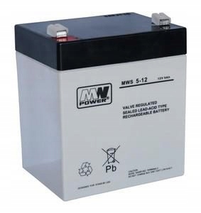Akumulator Mw Power MWS5-12 12V 5AH Agm Kasa Waga
