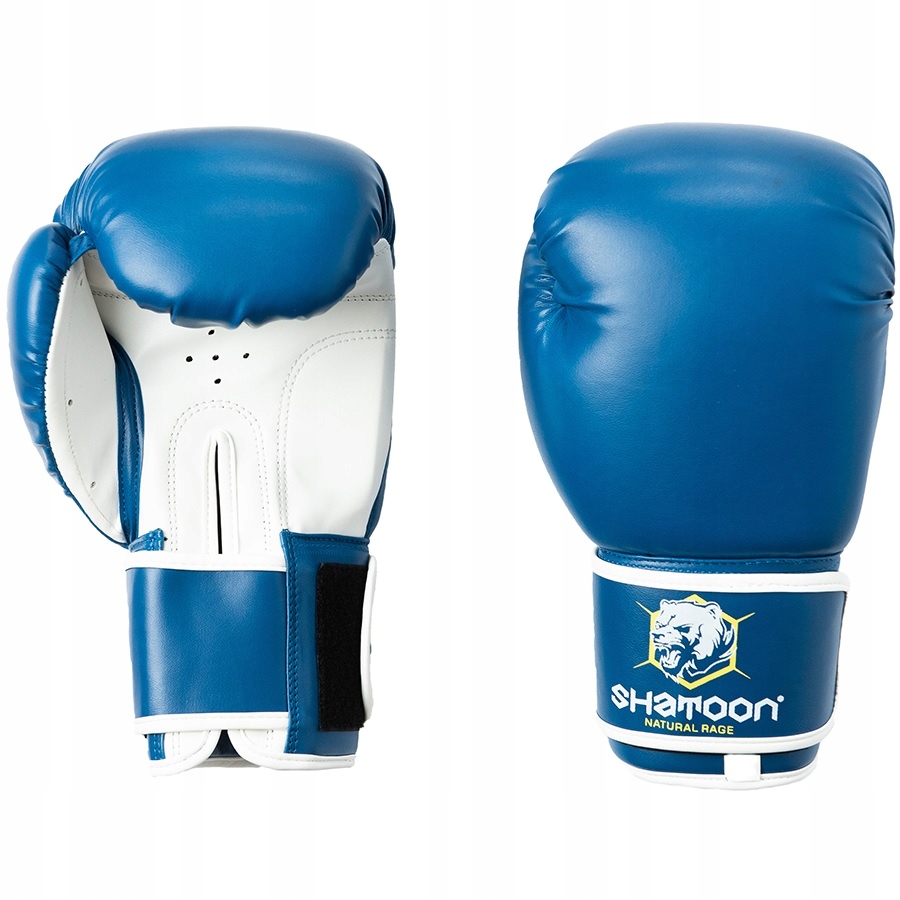 Shatoon Rękawice Bokserskie Sparingowe Niebieskie 10oz