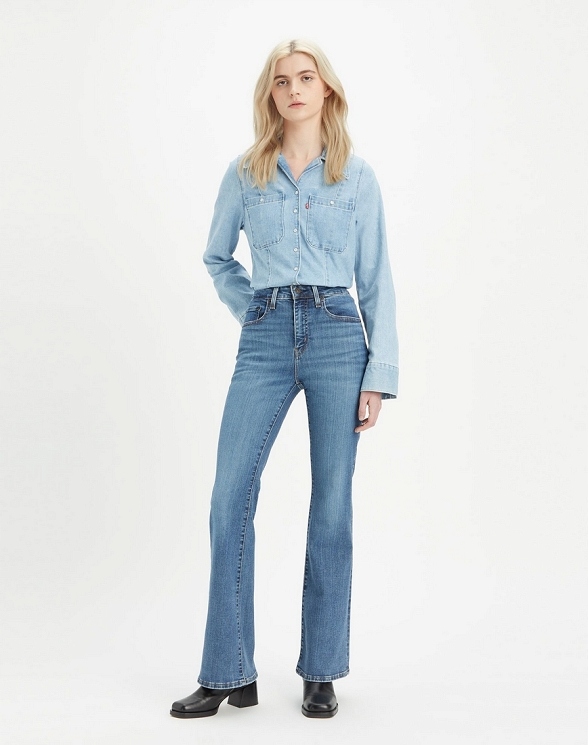 Levis Dámské Úzké Nohavice S Jemným Oděrem V Retro Stylu 28/30 7CA