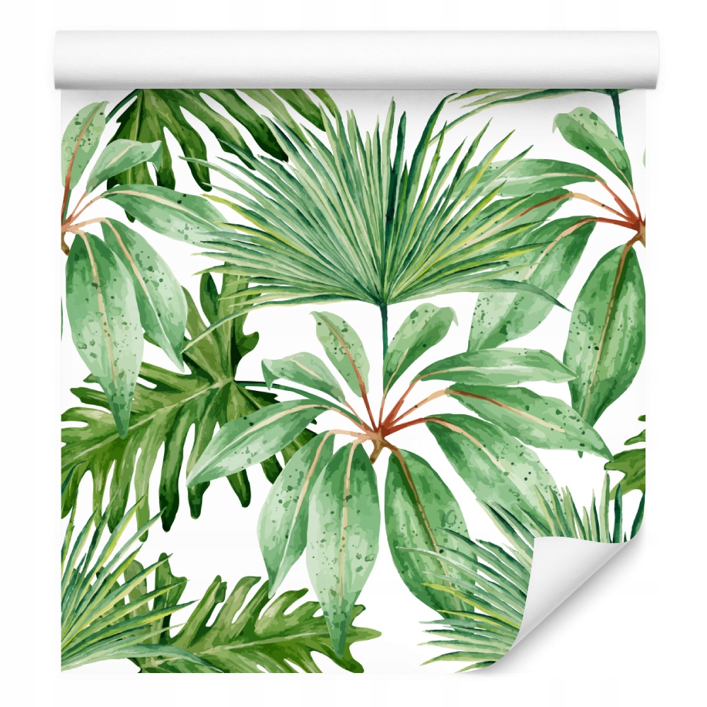 Kuchyňská tapeta na zeď s listy banánové palmy