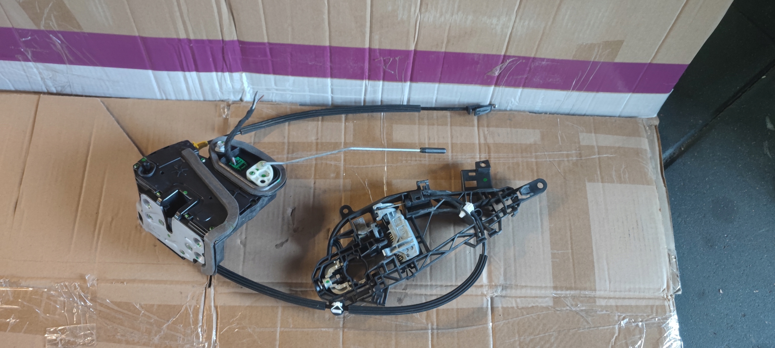 OPEL ASTRA K lock door right rear part + handle HB 4 PIN