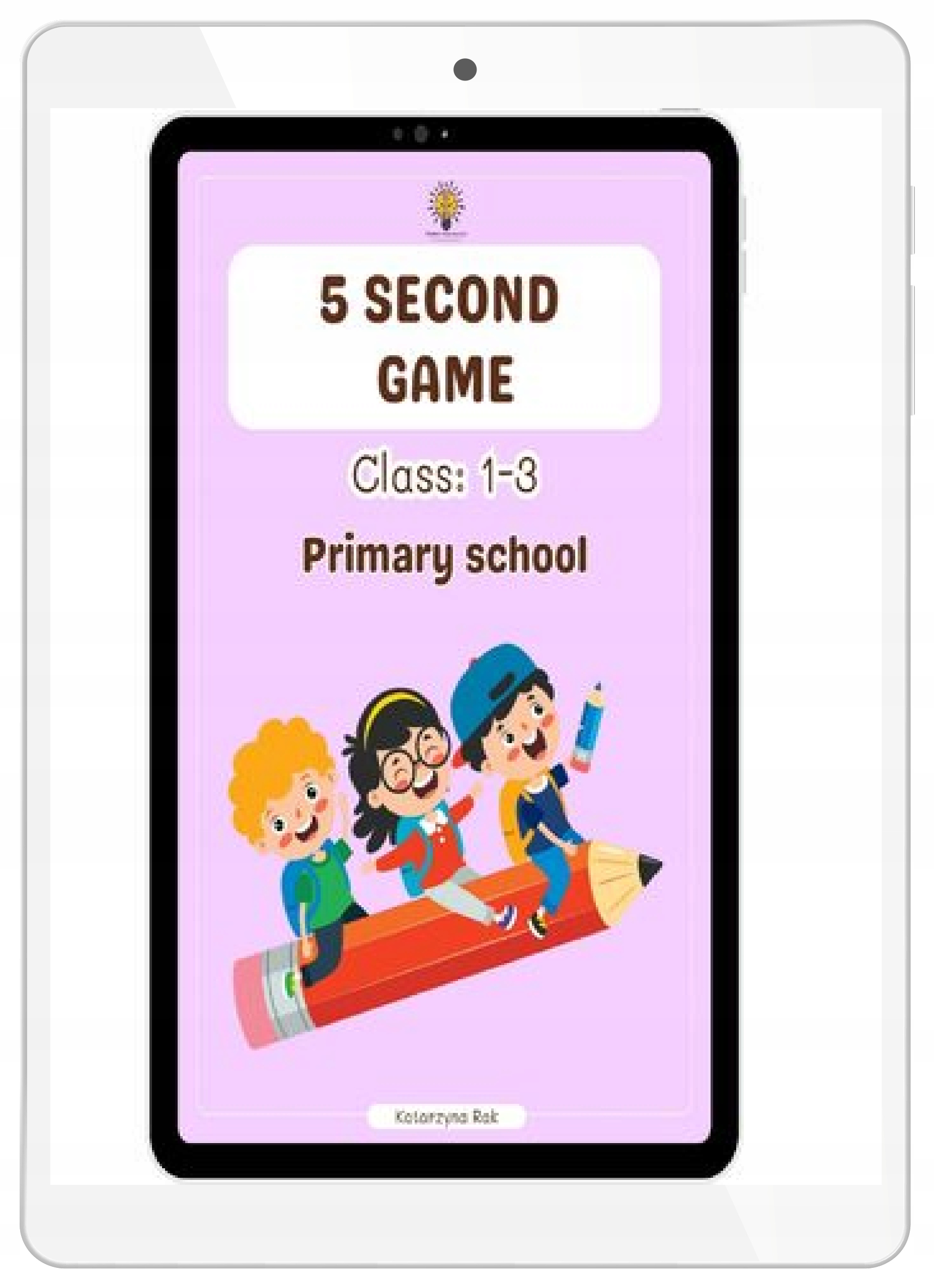 5 Second game. Class: 1-3. Primary school