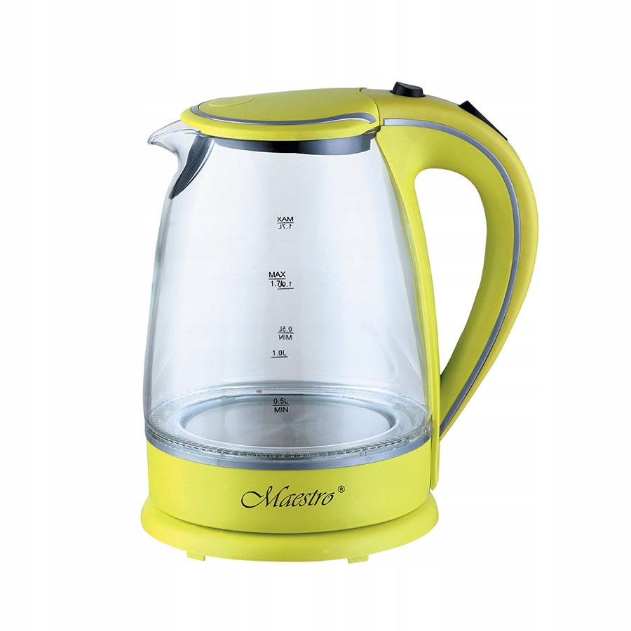 

Czajnik szklany Maestro MR-064 2000W Zielony