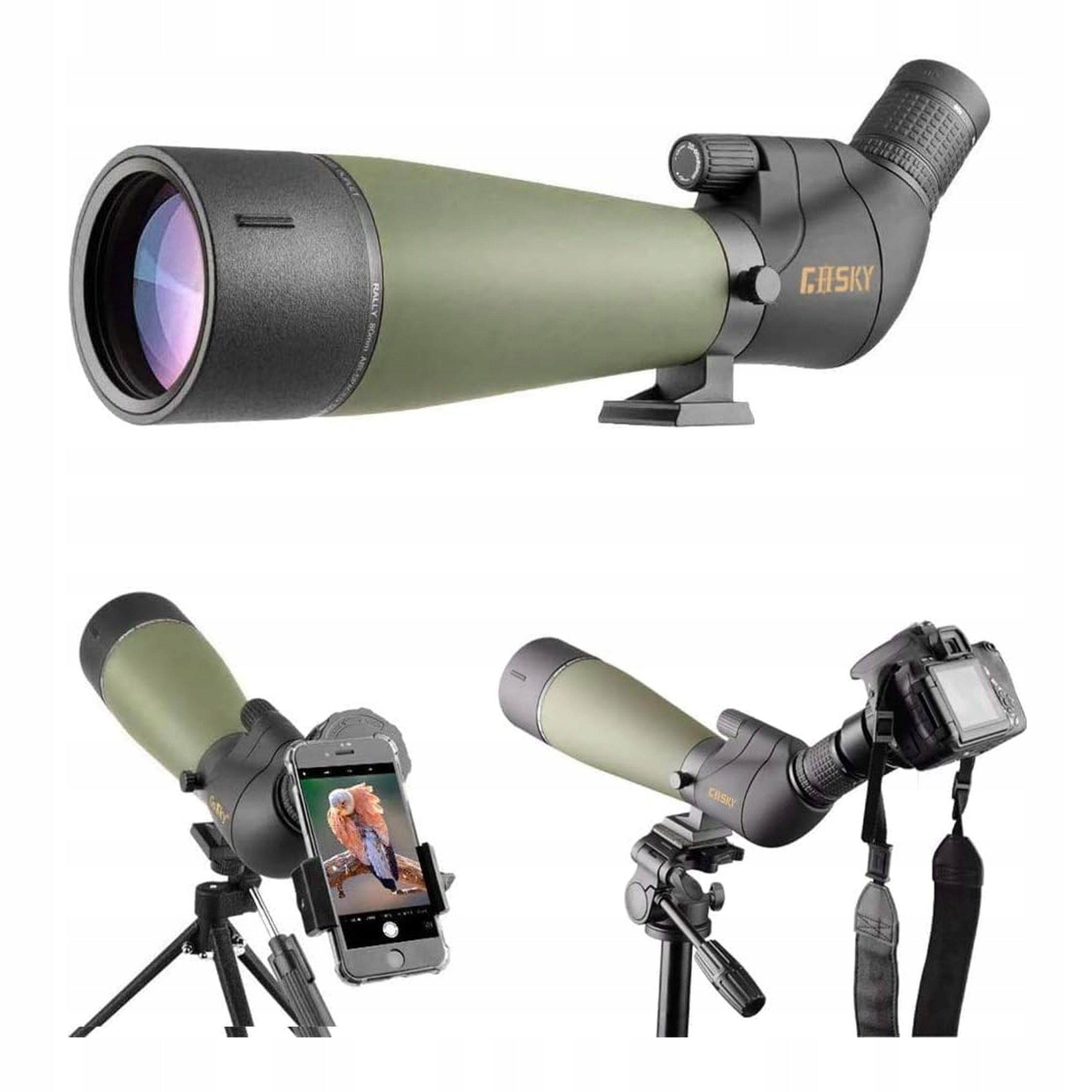 Pozorovací dalekohled Gosky 20-60x80 pro střelbu lovu ptáků