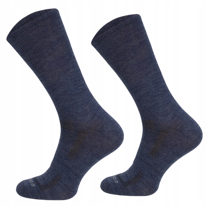 Skarpety Trekkingowe Comodo TRE16 Wełna Merino Turystyczne Niebieskie 39-42