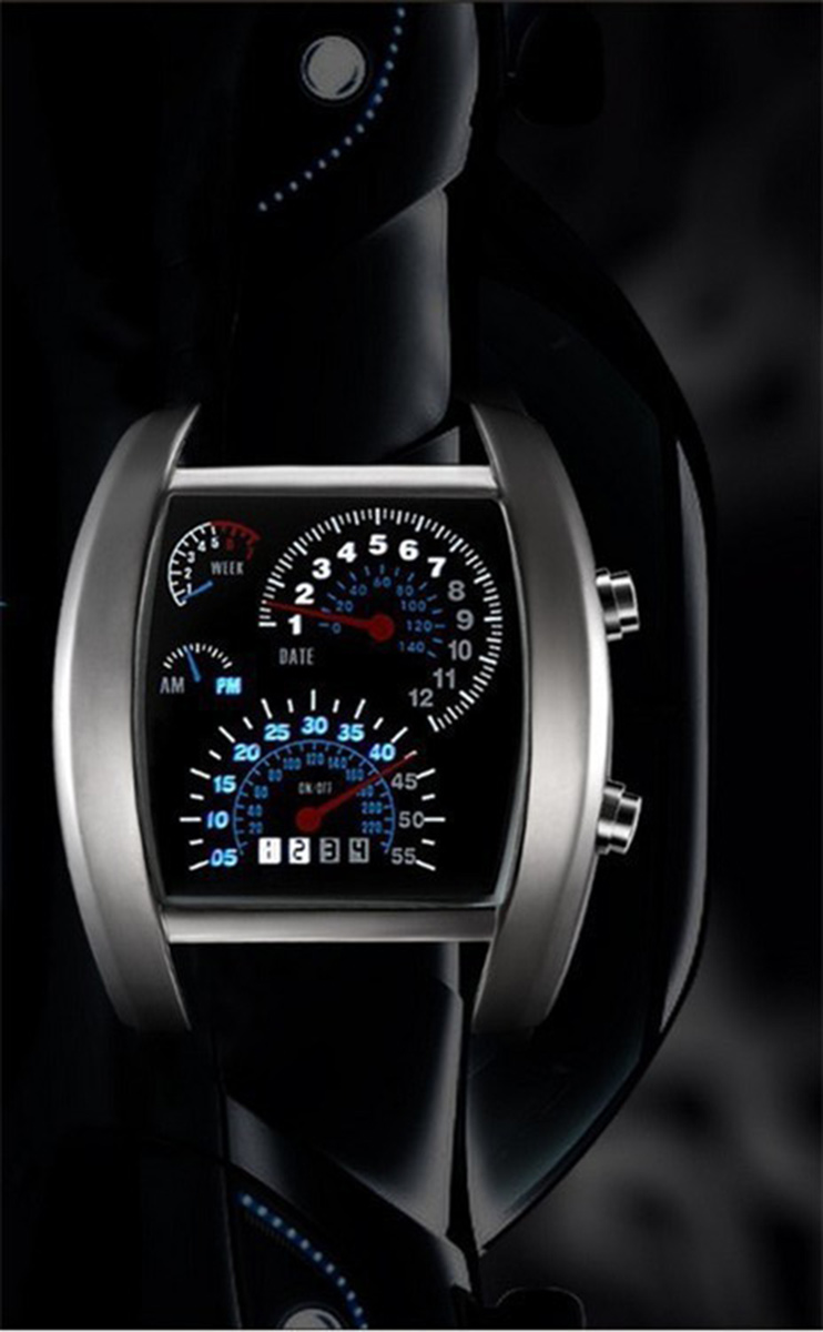 Dla chłopaka Zegarek binarny LED FORMUŁA F1 Model ZG5