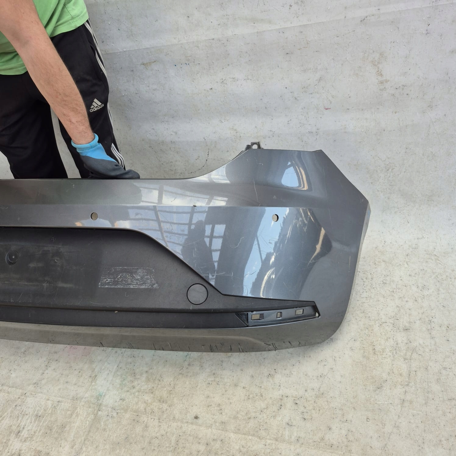 SEAT LEON III 5F FR HB 12- bumper rear part rear PDC