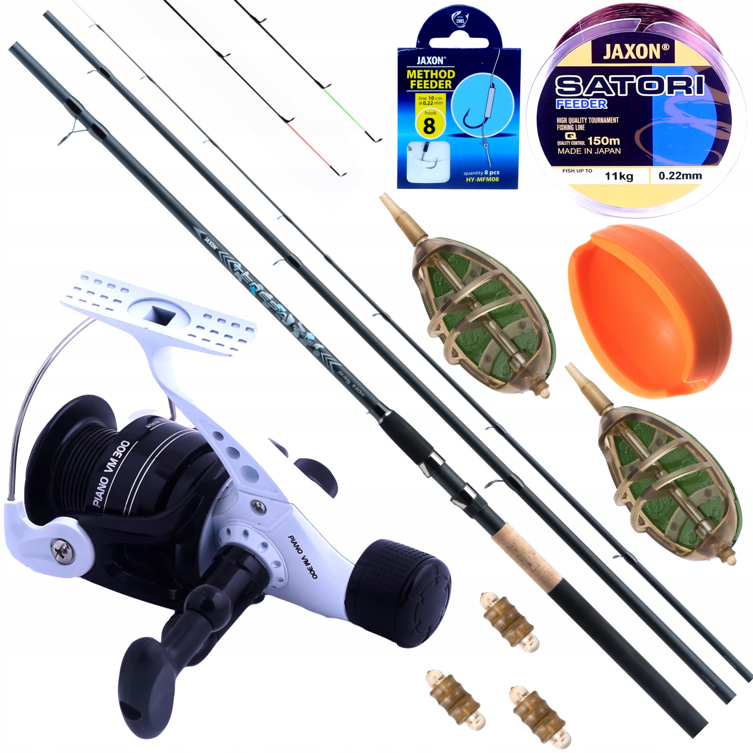 

Zestaw Method Feeder- Wędka Kołowrotek akc Jaxon