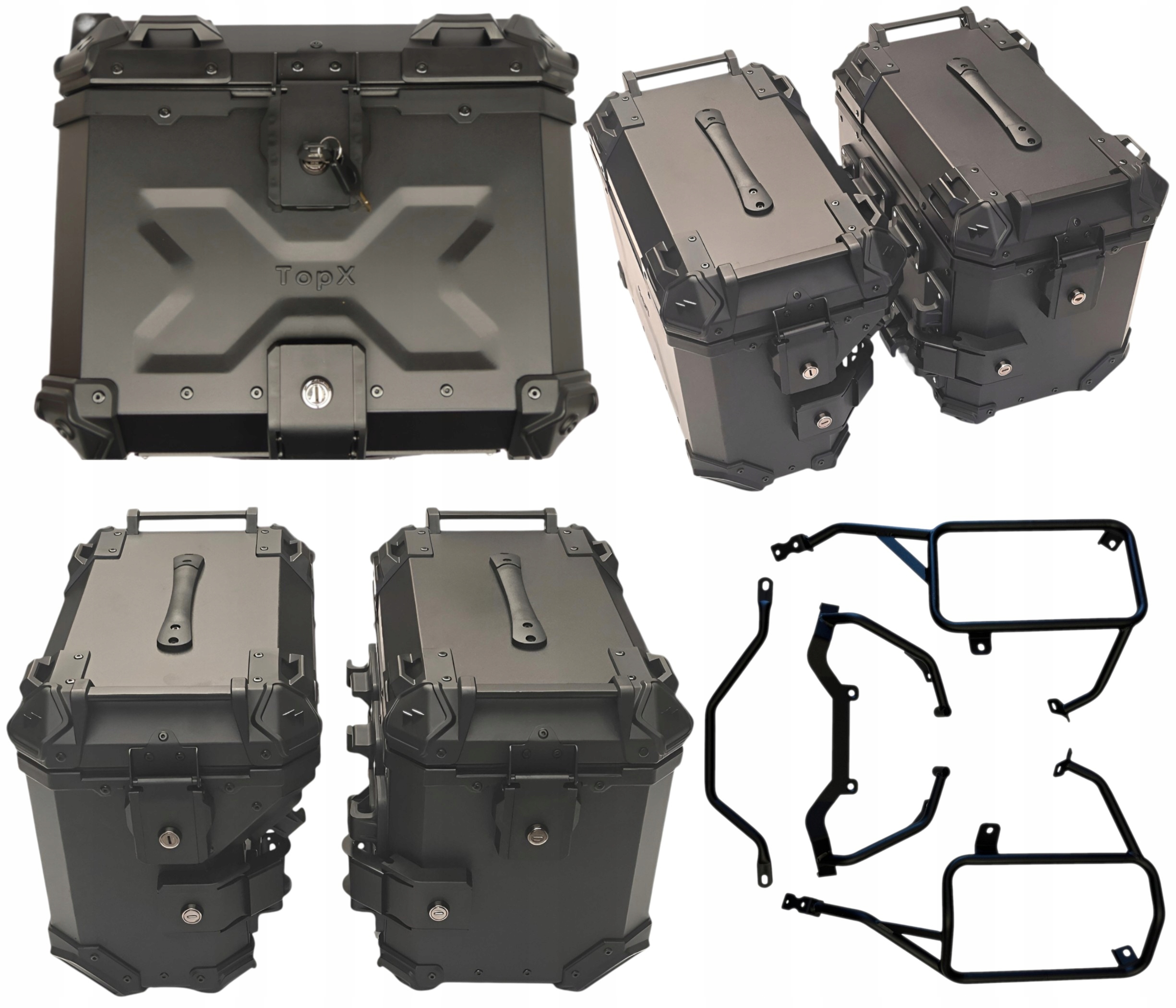 Kufřík Kufry Hliníkové Rámy Bmw F700GS F 700 Gs 13-17 Držák TopX