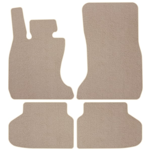 Bmw 7 F01 2008-2015 velurové koberce Comfort Béžové