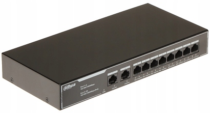 Switch POE SG1010LP 8-portowy, 8 PoE Dahua