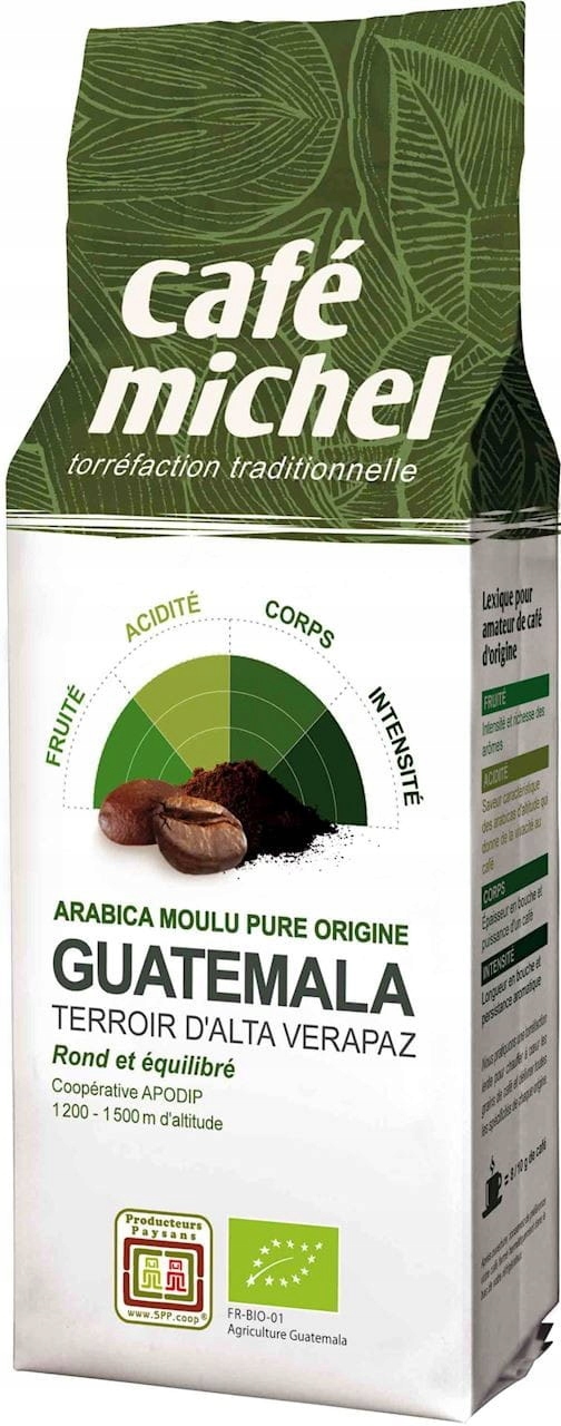 Levně Mletá Káva Arabica Guatemala Fair Trade Bio 250 g Cafe Michel