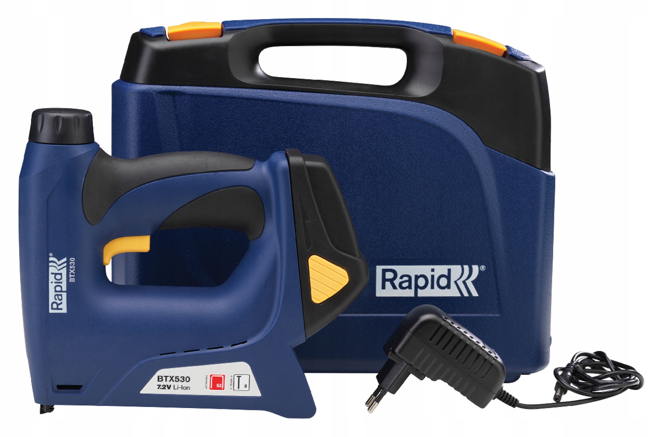 Akumulátorová sešívačka BTX530 Li-Ion na sponky Typ 53 6-14 mm Rapid